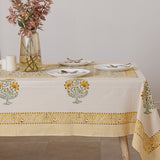 Handblock Table Cover (Sunbeam)