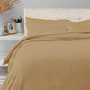 Breton Mellow - Satin Stripe Duvet Cover (Taupe)