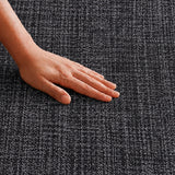 Tessitura Chromatic - Herringbone Cotton Rug (Black)