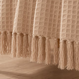 Beige - Waffle Throw