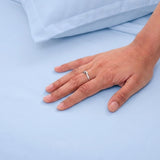 Fort Mellow - Solid Duvet Cover (Light Blue)