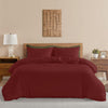 Fort Mellow - Solid Duvet Cover (Maroon)