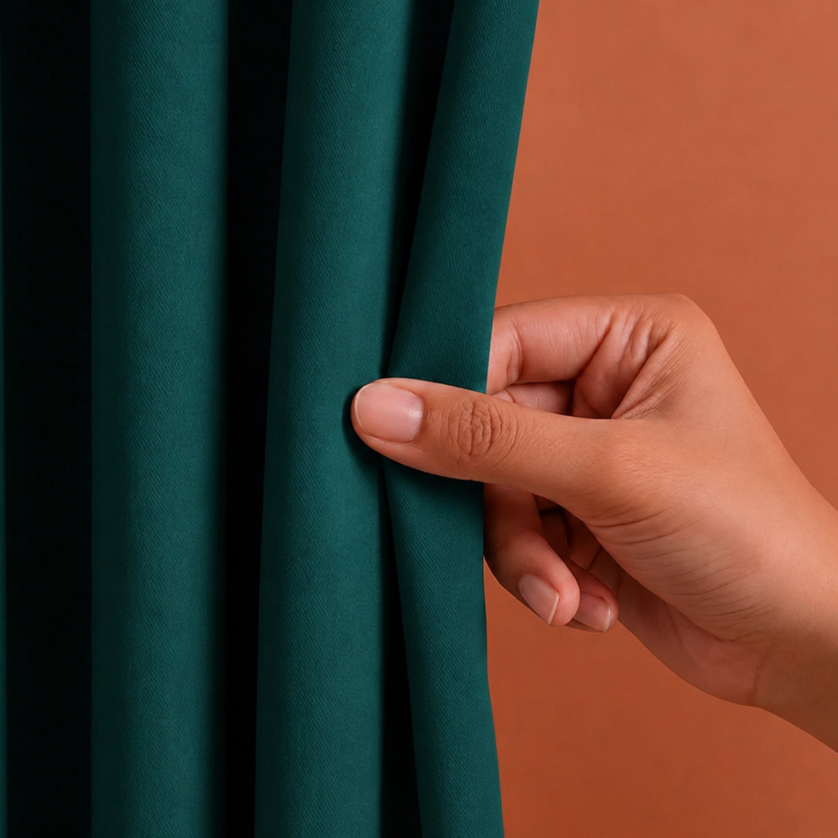 Fort Essential - Rod Pocket Blackout Curtain (Rama Green)
