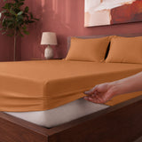 Fort Sublime - Solid Fitted Bedsheet (Taupe)