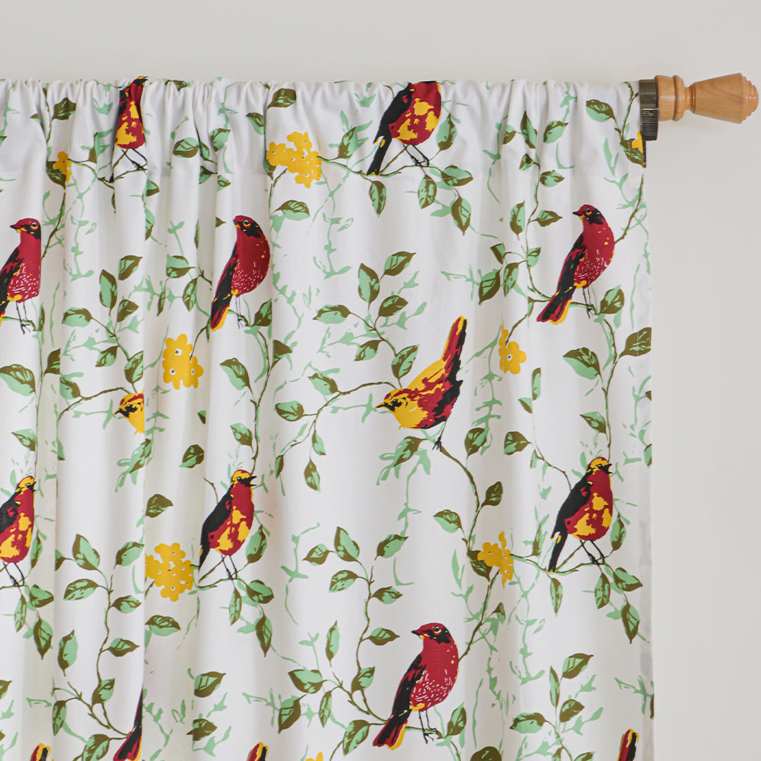 Multicolor Little Wings Rod Pocket Duck Curtain