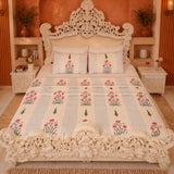 Floral Empress - Handblock Bedcover