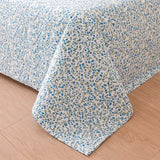Imprimer Fresco - Floral Printed Dohar (Turquoise & White)