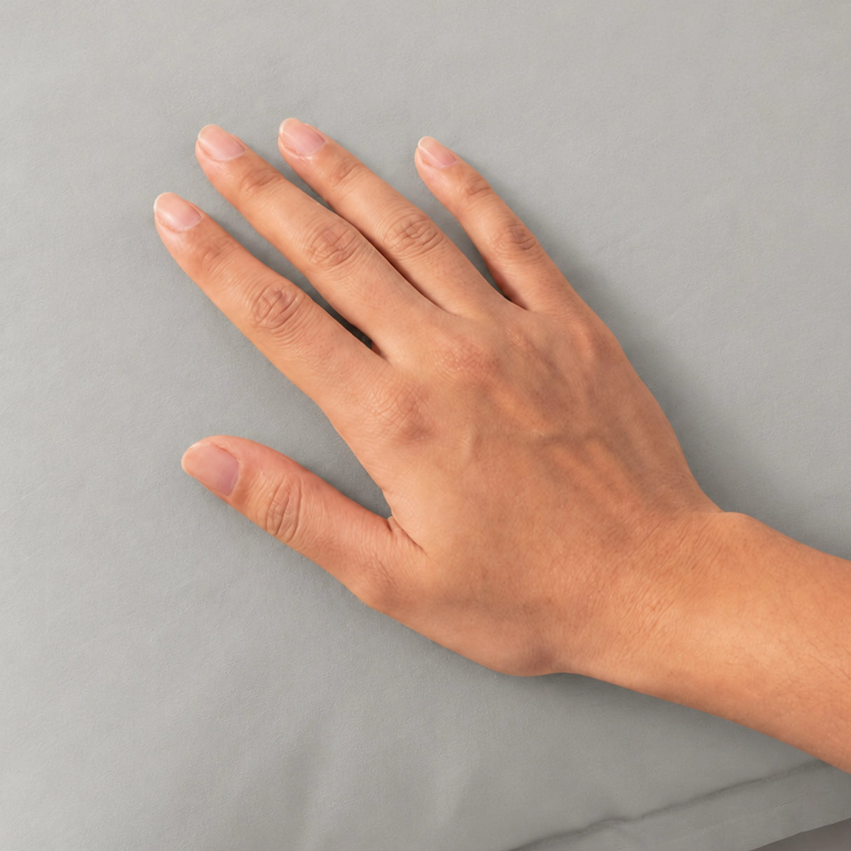 Fort Nightingale - Solid Pillow Cover (Grey) (Bedsheet Excluded)