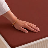 Fort Nightingale - Solid Bedsheet (Maroon)