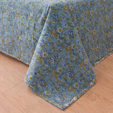 Imprimer Sage - Printed Dohar (Aqua Green & White)