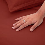 Fort Mellow - Solid Duvet Cover (Maroon)