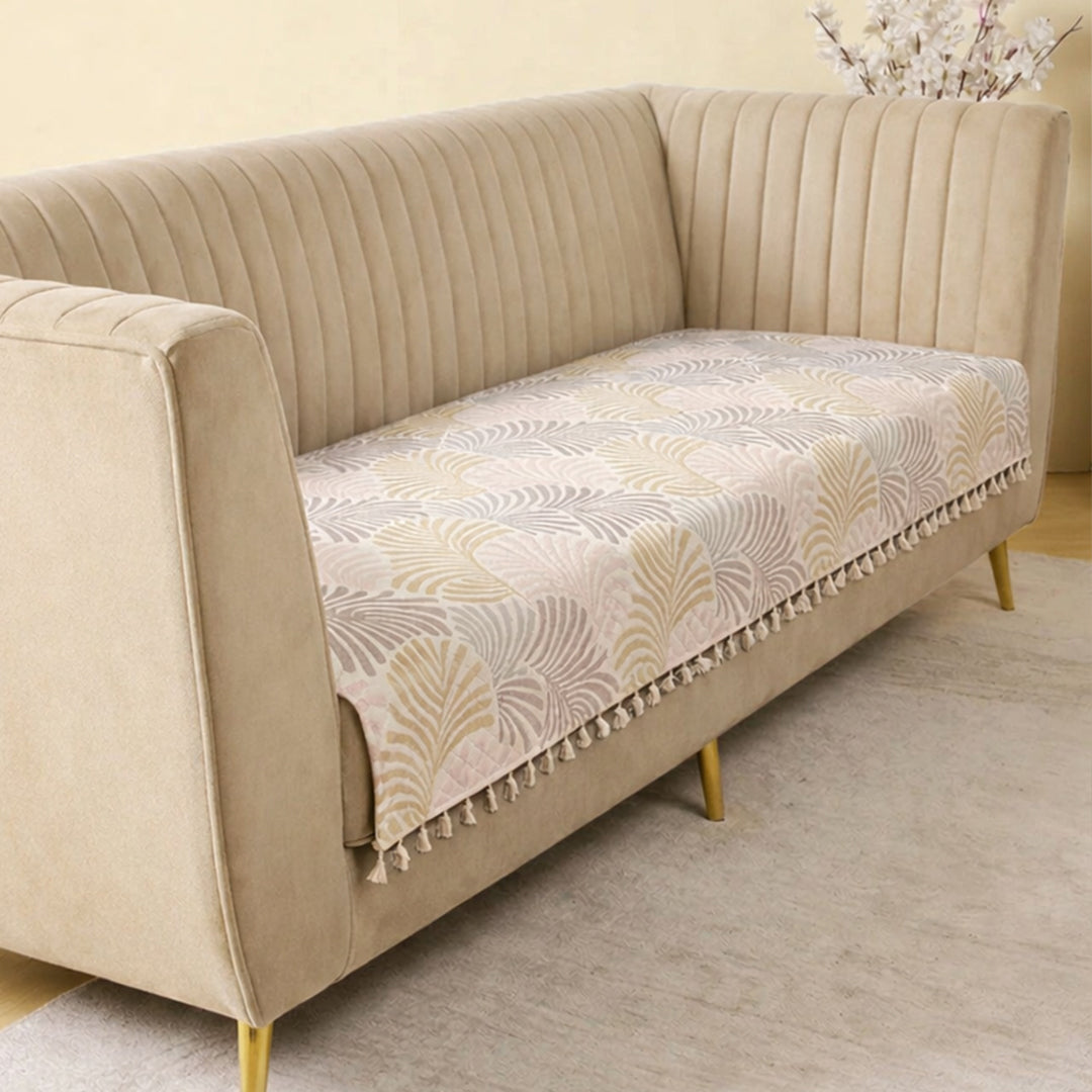 Opal Palms - Printed Sofa Cover (Multicolor)