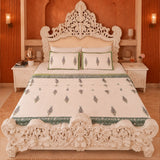 Dew Drops - Handblock Bedcover