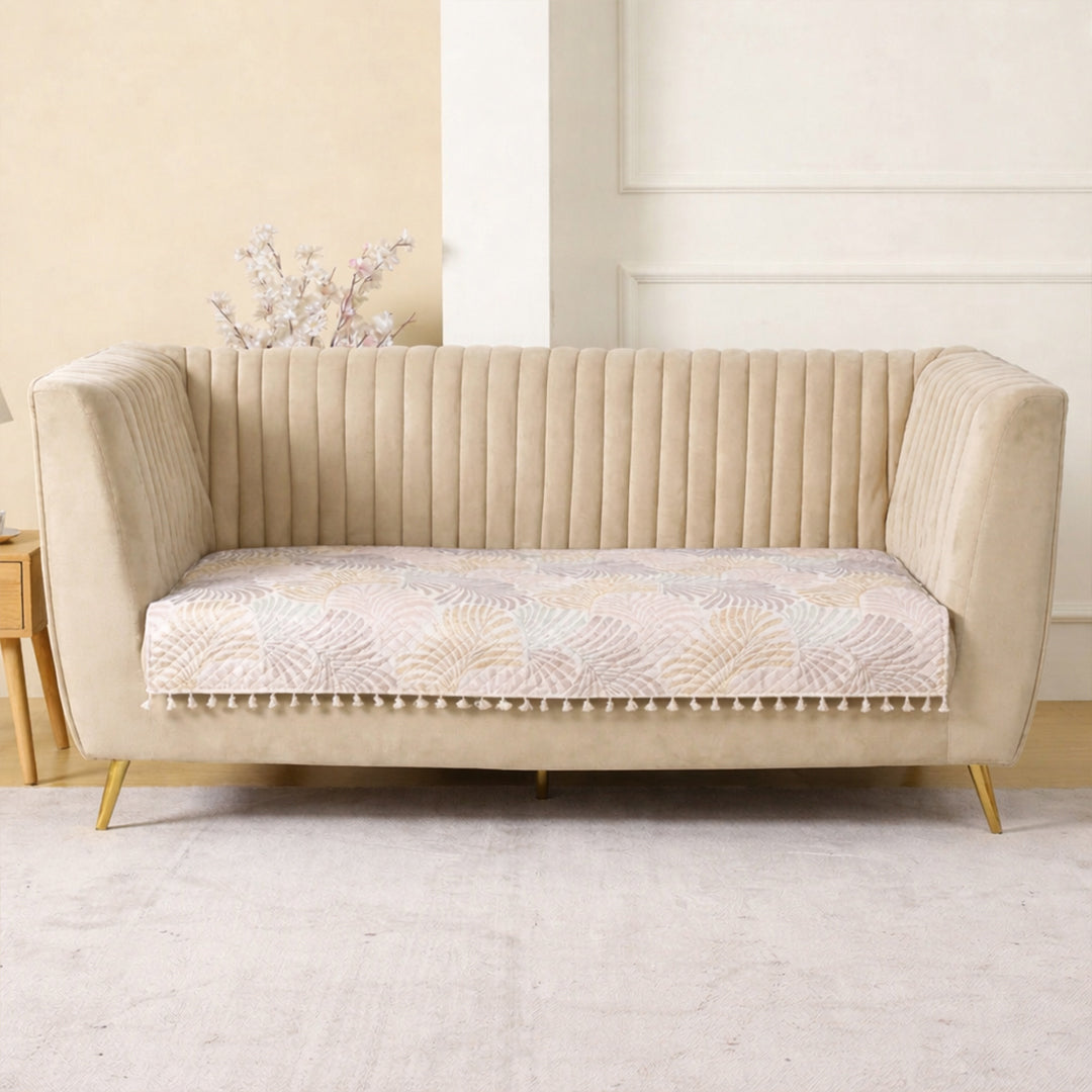 Opal Palms - Printed Sofa Cover (Multicolor)