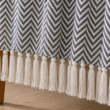 Tessitura Grey Chevron - Woven Throw
