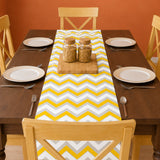 Imprimer Chevron - Printed Table Runner (Yellow)