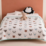Baby Panda and Friends - Printed Baby Blanket