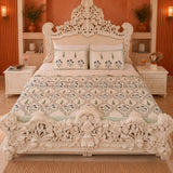 Calm Canopy - Handblock Bedcover