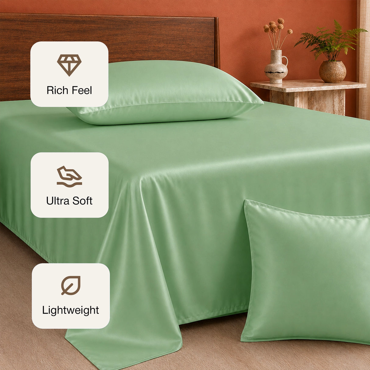 Organic Bamboo Bedsheet – Soft, Cool & Breathable