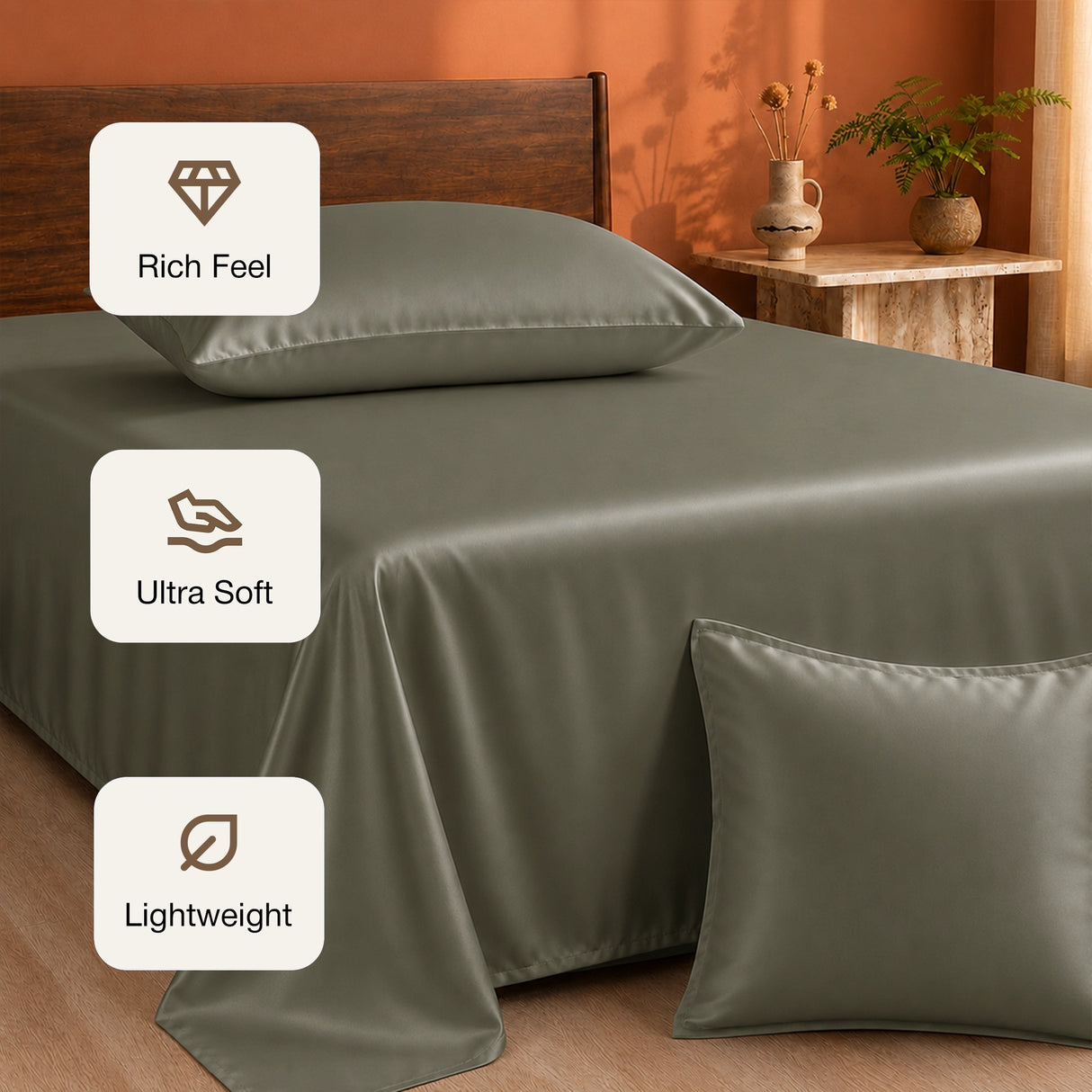 Organic Bamboo Bedsheet – Soft, Cool & Breathable