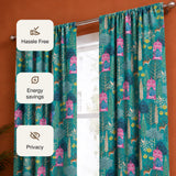 Imprimer Abstract - Digital Printed Blackout Curtain (Pichwai)