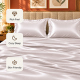 Premium Poly Satin Bedsheet – Soft, Smooth & Silky,Champagne