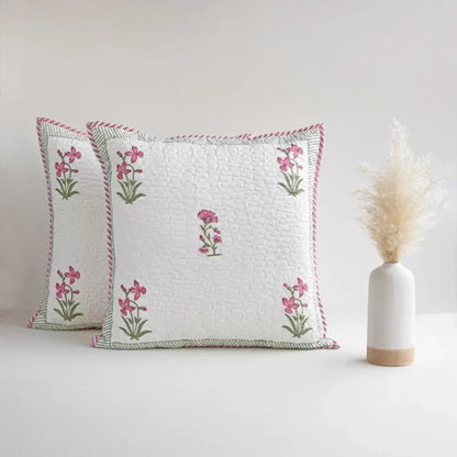 Ombre Orchid - Quilted Cushion Cover 16 x 16