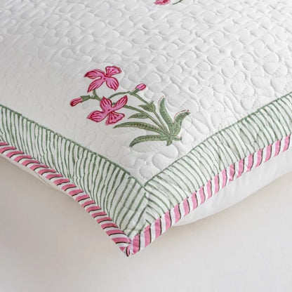 Ombre Orchid - Quilted Cushion Cover 16 x 16