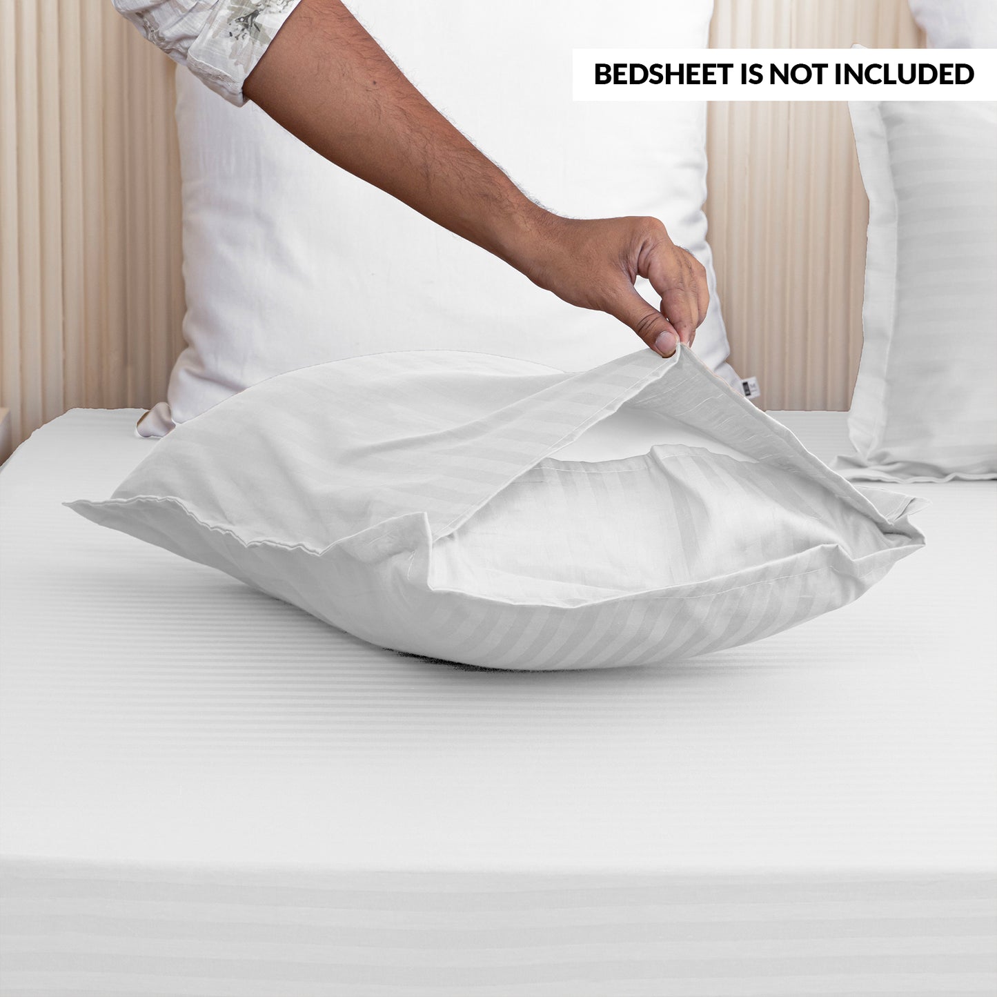 Breton Drowsy - Pillow Cover ( Bedsheet Not Included )