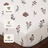 Prairie Charm - White Floral Fitted Sheet