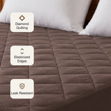 Ombre - Pure Shield Quilted Mattress Protector (Brown)