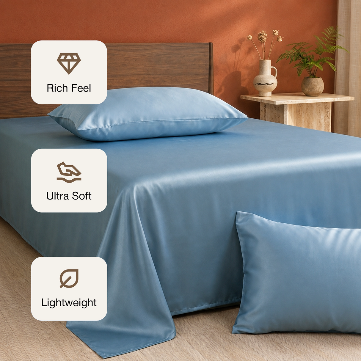 Premium Bamboo Bedsheet – Ultra Soft, Breathable & Comfortable BedSheet