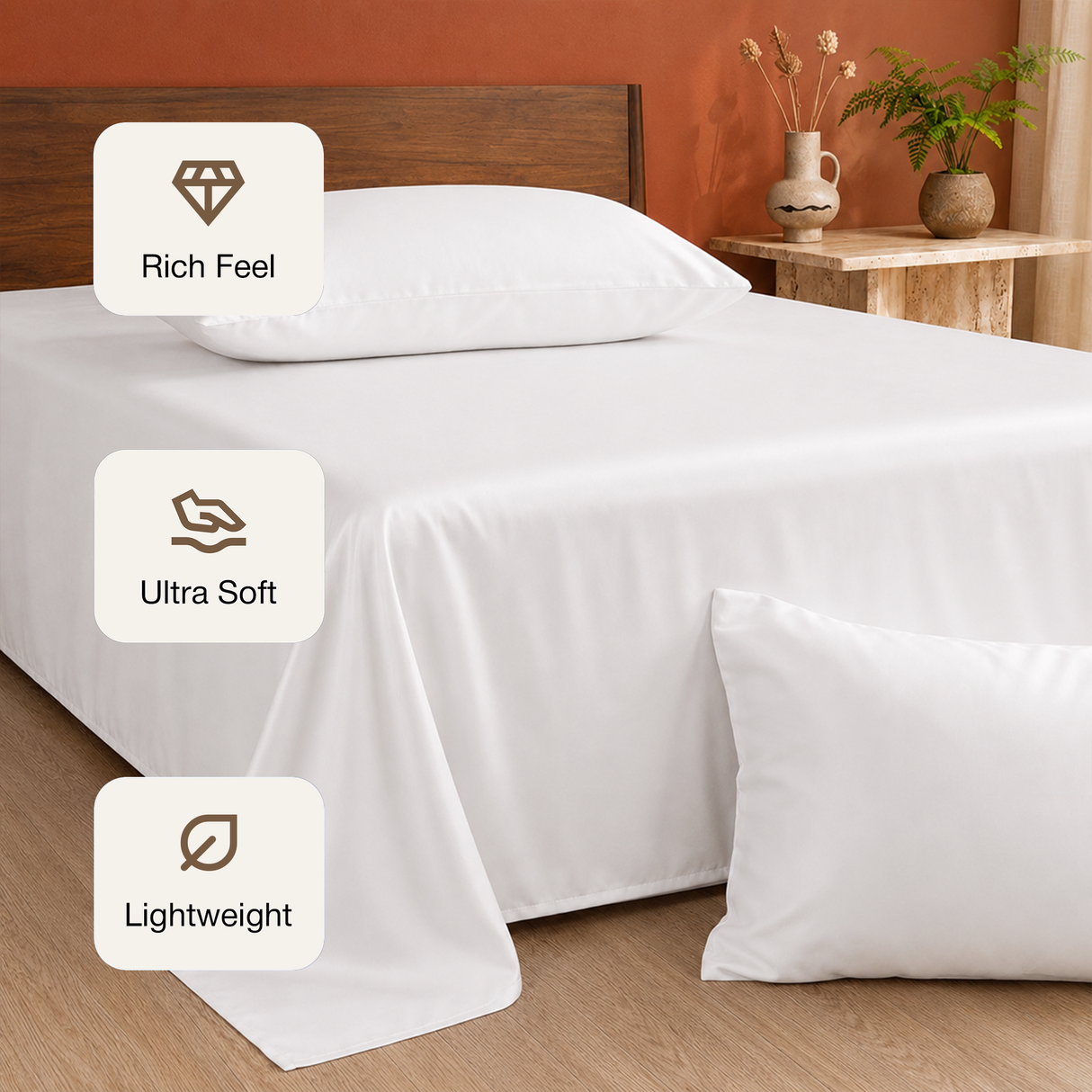 Premium Bamboo Bedsheet – Ultra Soft, Breathable & Comfortable BedSheet