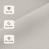 Fort Nightingale - Solid Bedsheet (Light Grey)