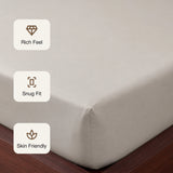 Fort Sublime - Solid Fitted Bedsheet (Light Grey)