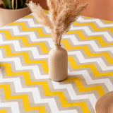 Imprimer Chevron - Printed Dining Table Cover (Yellow)