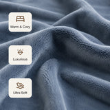 Fort Mellow - Solid Plush Blanket (Frost Blue)