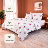 Imprimer Vignette - Rose Printed Duvet Cover (Red)