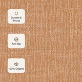 Tessitura Chromatic - Herringbone Cotton Rug (Tan & White)