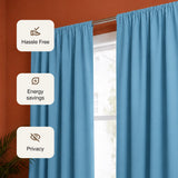 Fort Essential - Black Backing Blackout Curtain