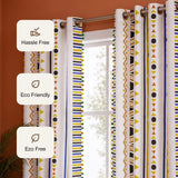 Imprimer Handpicked Santo - Printed Semi Blackout Curtain (Yellow)