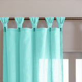 Fort Absolute - Twist Tab Top Sheer Curtain (Celeste)