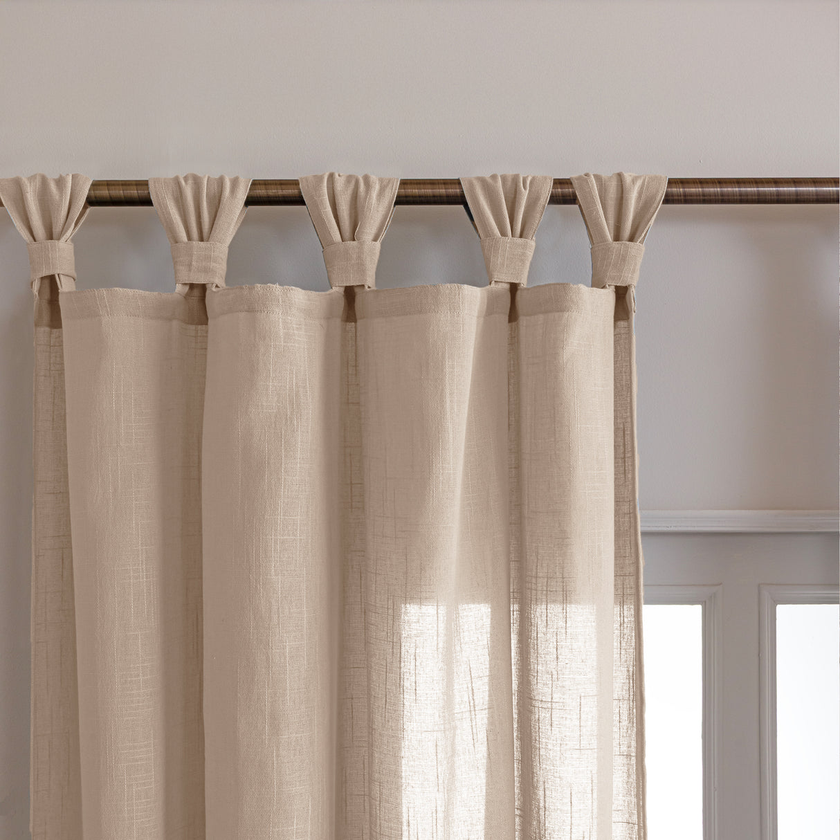 Fort Absolute - Twist Tab Top Sheer Curtain
