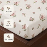 Blush Garden - Floral Fitted Sheet