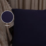 Cotton Solid Cushion Cover (Blue)