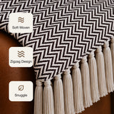 Tessitura Brown Chevron - Throw