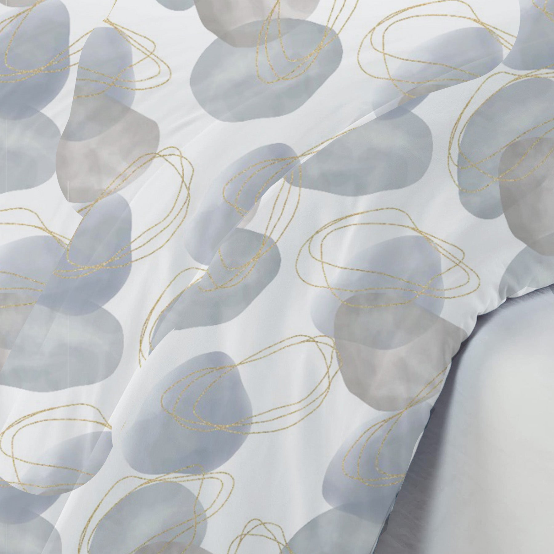 Spheres of Serenity - Printed Duvet Cover (Multicolor)