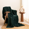 Fort Mellow - Wave Plush Blanket (Emerald Green)