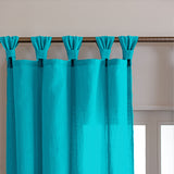 Fort Absolute - Twist Tab Top Sheer Curtain (Blue)
