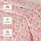Baby Pink Cloudnine - Printed Baby Blanket